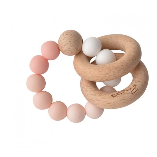 Pink Bambino Ombre Teething Toy 