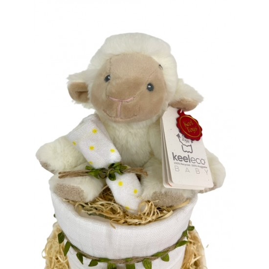 Baby Lamb 3 Tier Nappy Cake