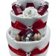 Baby’s First Football Nappy Cake - Red