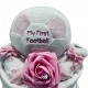 Baby’s First Football Nappy Cake - Pink