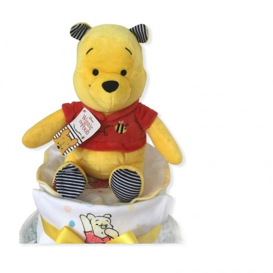 NEW! Nappy Cake 2 Tier With Winnie The Pooh