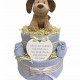 Puppy Dog Two Tier Nappy Cake - Pink