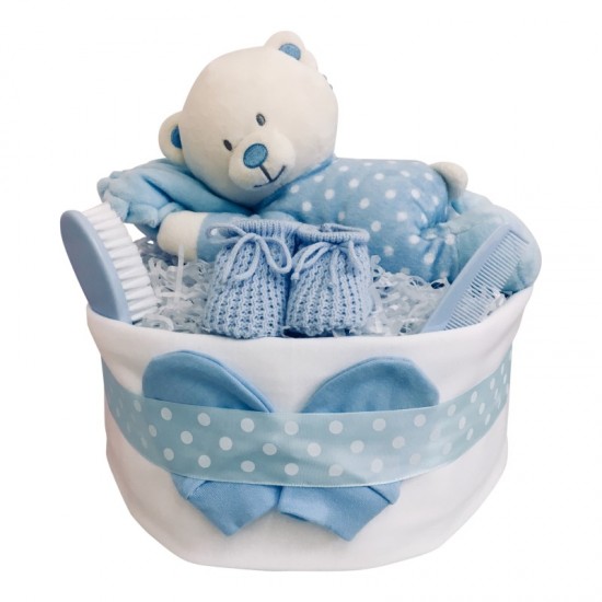 Time for a Nap - Blue Nappy Cake