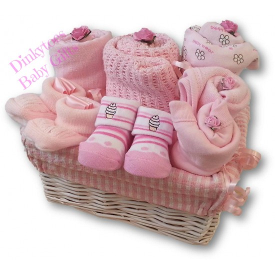 Essentially Yours Baby Hamper - Blue, Pink or White